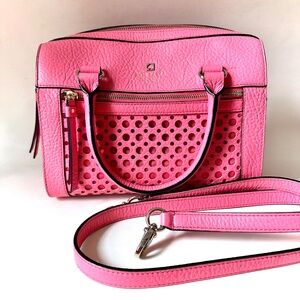 Kate Spade Delaney Perri Lane Bubble Crossbody/Satchel Bag Pink